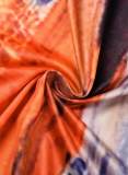 Red Casual Street Print Patchwork Frenulum Turndown Collar Short Sleeve Two Pieces