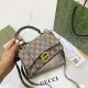 Khaki Street Letter Patchwork Bags