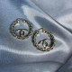 Gold Street Letter Patchwork Earrings