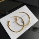 Gold Street Simplicity Letter Patchwork Earrings