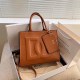 Light Brown Casual Simplicity Letter Patchwork Zipper Bags