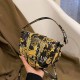 Black Gold Street Letter Patchwork Bags