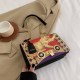 Red Street Figure Print Chains Bags