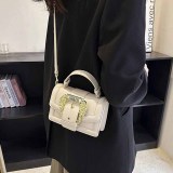 White Street Simplicity Letter Metal Accessories Decoration Bags