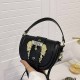 Black Street Letter Patchwork Bags
