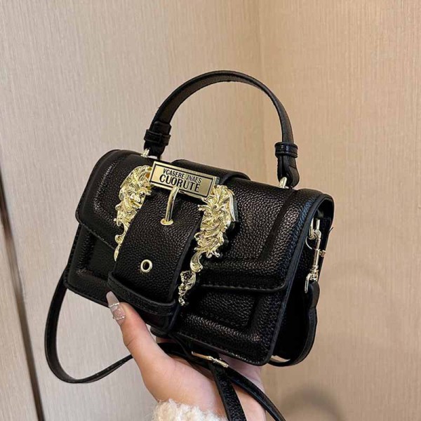 Black Street Simplicity Letter Metal Accessories Decoration Bags