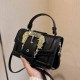 Black Street Simplicity Letter Metal Accessories Decoration Bags