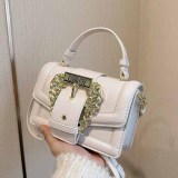 White Street Simplicity Letter Metal Accessories Decoration Bags
