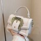 White Street Simplicity Letter Metal Accessories Decoration Bags