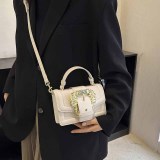 White Street Simplicity Letter Metal Accessories Decoration Bags