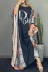 Black Casual Print Patchwork Letter O Neck Printed Dress Dresses