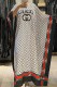 White Casual Print Letter O Neck Printed Dress Dresses