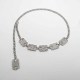 Silver Street Simplicity Geometric Chains Waist Chain