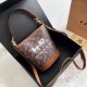 Deep Coffee Street Letter Patchwork Bags