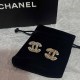 Gold Simplicity Letter Patchwork Earrings