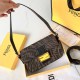Deep Coffee Street Letter Patchwork Bags