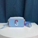 Baby Blue Street Simplicity Solid Zipper Bags