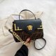 Coffee Street Figure Letter Patchwork Bags