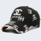 Black Street Letter Patchwork Hat