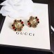 Multi-color Street Vintage Letter Patchwork Earrings