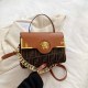 Light Brown Street Figure Letter Patchwork Bags
