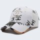 White Street Letter Patchwork Hat