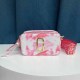 Light Pink Street Simplicity Solid Zipper Bags