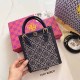 Blue Street Letter Patchwork Bags
