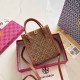 Brown Street Letter Patchwork Bags