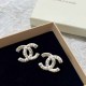 White Street Simplicity Letter Patchwork Earrings