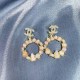 Colour Street Letter Patchwork Rhinestone Earrings