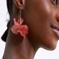 Pink Casual Vacation Simplicity Solid Patchwork Earrings