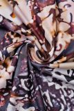 Multicolor Casual Print Basic O Neck Long Sleeve Two Pieces