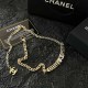 Gold Celebrities Letter Chains Necklaces