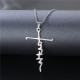 Silver Casual Daily Patchwork Chains Necklaces