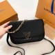 Black Street Simplicity Letter Chains Bags(Without Box)
