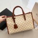 Beige Street Geometric Patchwork Bags(Without Box)
