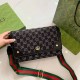 Black Street Simplicity Letter Patchwork Bags(Without Box)