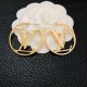 Gold Simplicity Letter Patchwork Earrings