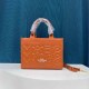 Brown Simplicity Letter Patchwork Bags