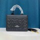 Black Simplicity Letter Patchwork Bags