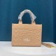 Khaki Simplicity Letter Patchwork Bags