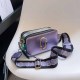 Purple Street Simplicity Letter Geometric Zipper Bags