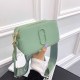 Light Green Street Simplicity Letter Geometric Zipper Bags