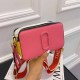Rose Red Street Simplicity Letter Geometric Zipper Bags