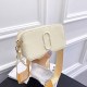 Cream White Street Simplicity Letter Geometric Zipper Bags
