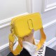 Yellow Street Simplicity Letter Geometric Zipper Bags