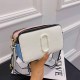 White Street Simplicity Letter Geometric Zipper Bags