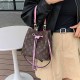 Pink Street Elegant Letter Patchwork Bags