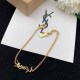 Gold Simplicity Letter Chains Bracelets